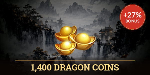 1,400 Dragon Coins
