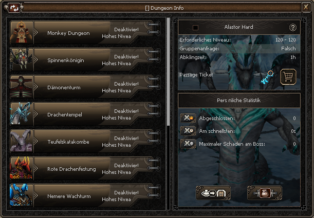 Dungeon Info